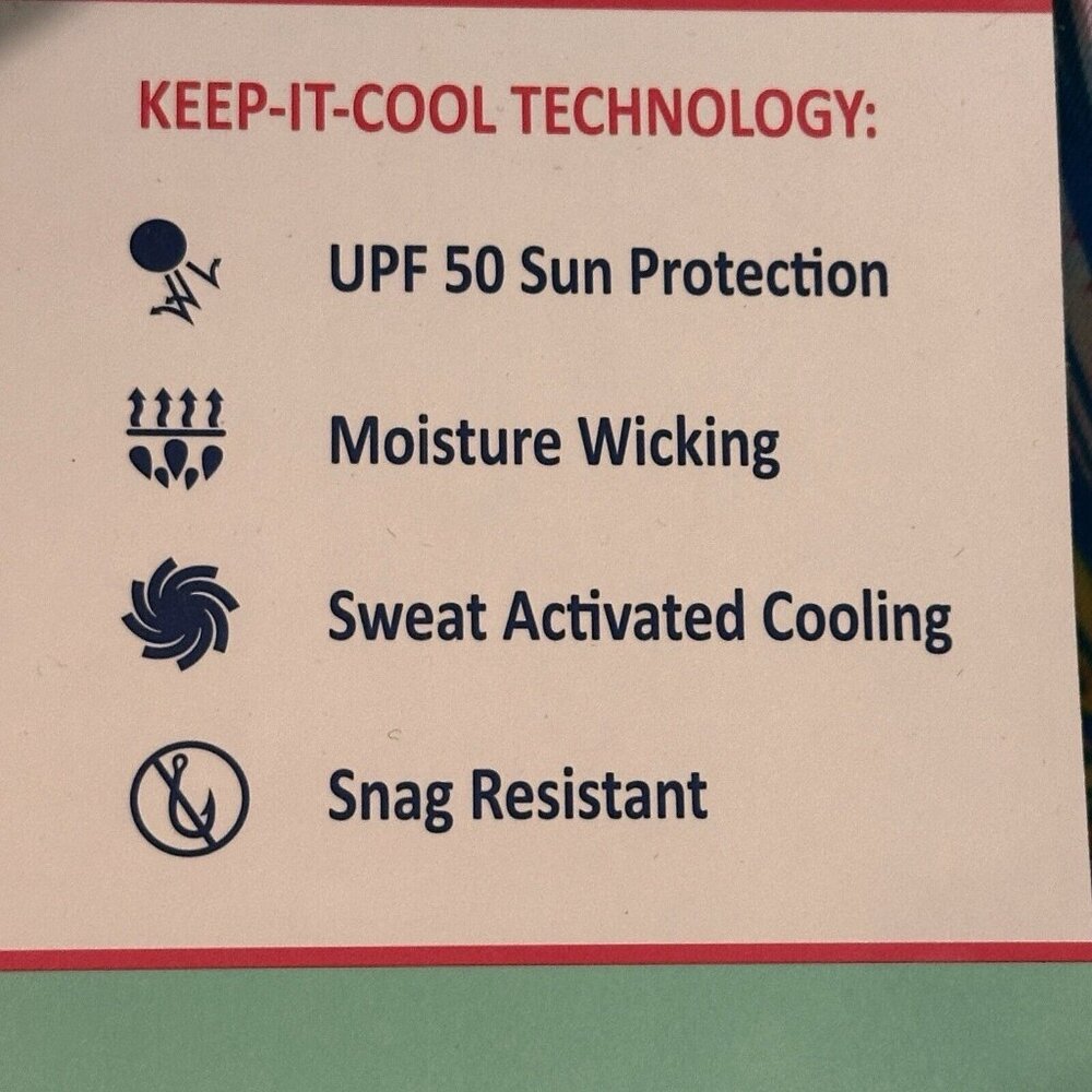 NWT Reel Legends womans 3x Keep-It-Cool Convertible Maxi Skirt Dress Coverup - Picture 5 of 8